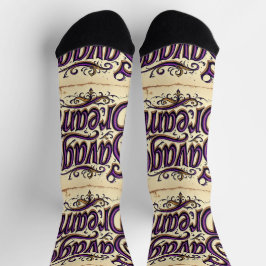 Bright Socks Motivational Art 0043985 ソックス