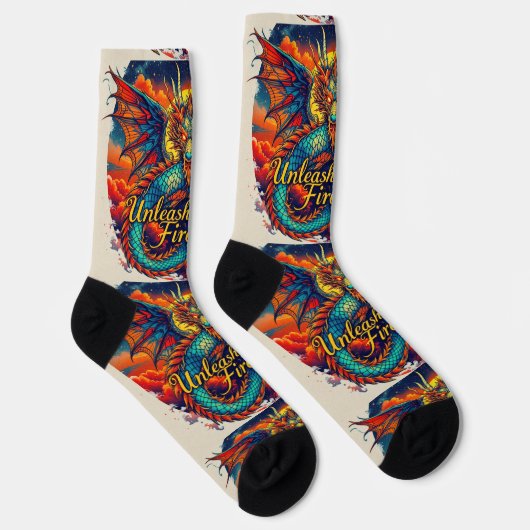 Bright Socks Motivational Art 0043987 ソックス (右)