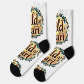 Bright Socks Motivational Art 0043990 ソックス (左)