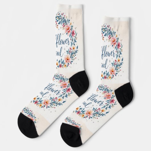 Bright Socks Motivational Art 0043992 ソックス (左)