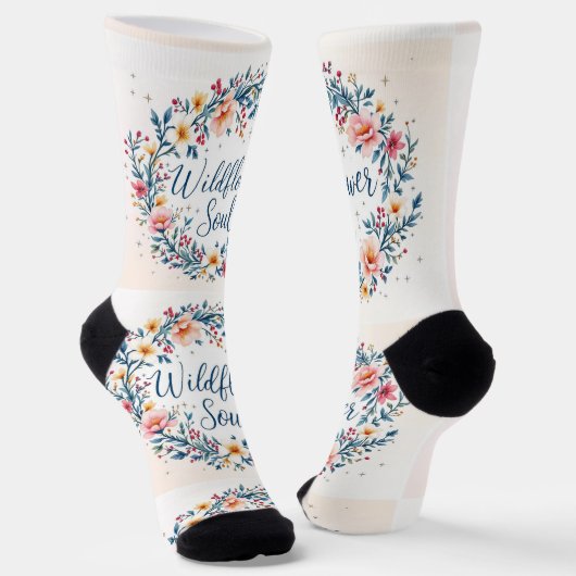 Bright Socks Motivational Art 0043992 ソックス (傾斜あり)