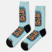 Bright Socks Motivational Art 0043994 ソックス (左)