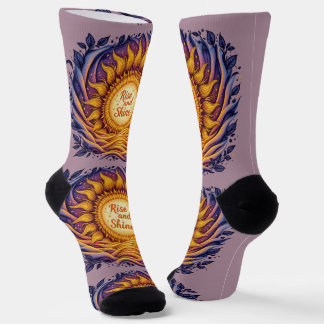 Bright Socks Motivational Art 0043995 ソックス