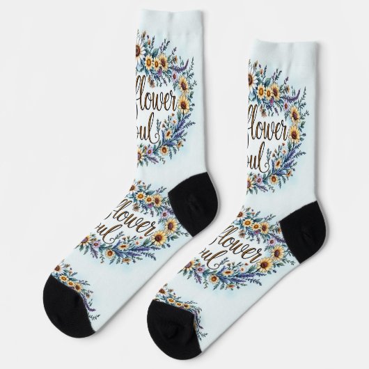 Bright Socks Motivational Art 0043997 ソックス (左)