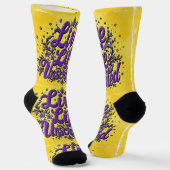 Bright Socks Motivational Art 0043999 ソックス (傾斜あり)
