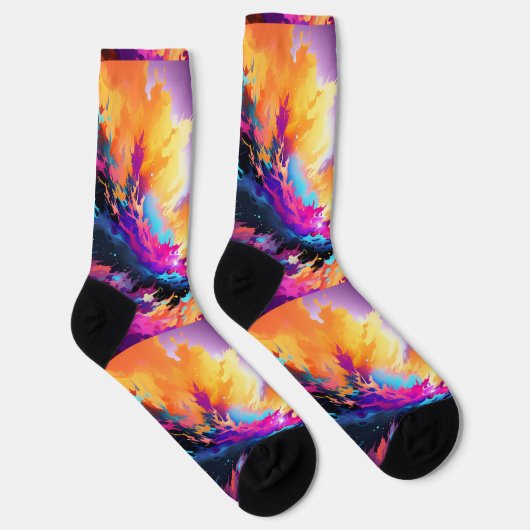 Bright Socks Picture Art 0038494 ソックス (右)