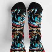 Bright Socks Picture Art 0038506 ソックス (上部)