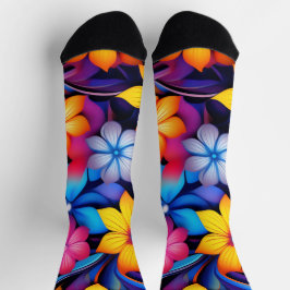 Bright Socks Picture Art 0038515 ソックス