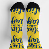 Bright Socks RANDOPIX アート 魔法を信じて ソックス (上部)