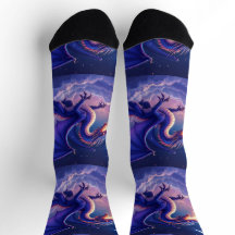 Bright Socks RANDOPIX ムーンドラゴン 0039525