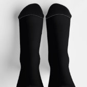 Bright Socks RANDOPIX 無地 ディープカーボン ソックス (上部)