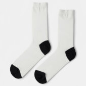 Bright Socks RANDOPIX 無地 ブライトホワイト ソックス (左)