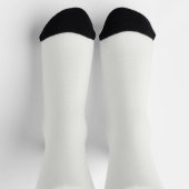 Bright Socks RANDOPIX 無地 ブライトホワイト ソックス (上部)
