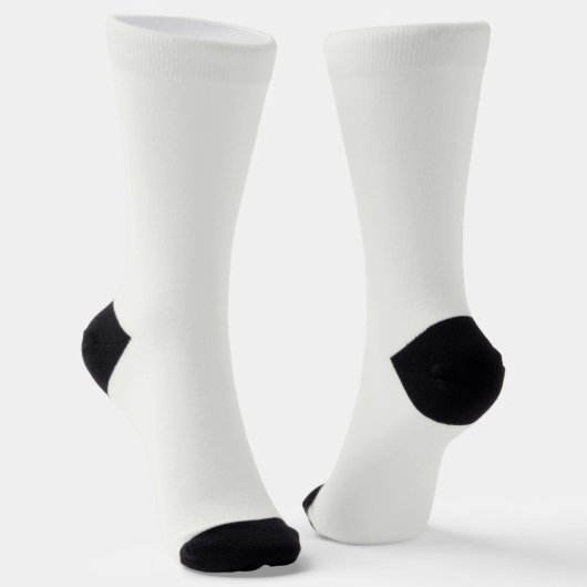 Bright Socks RANDOPIX 無地 ブライトホワイト ソックス (傾斜あり)