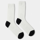 Bright Socks RANDOPIX 無地 ブライトホワイト ソックス (右)