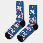 Bright Socks RANDOPIX 自分を信じて 0039498 ソックス (左)