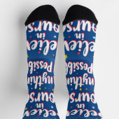Bright Socks RANDOPIX 自分を信じて 0039498 ソックス (上部)