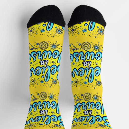 Bright Socks RANDOPIX Art Socks 0039467 ソックス (上部)