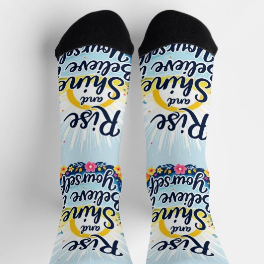 Bright Socks RANDOPIX Art Socks 0039469 ソックス (上部)