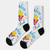Bright Socks RANDOPIX Art Socks 0039470 ソックス (左)