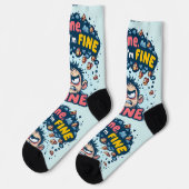 Bright Socks RANDOPIX Art Socks 0039476 ソックス (左)