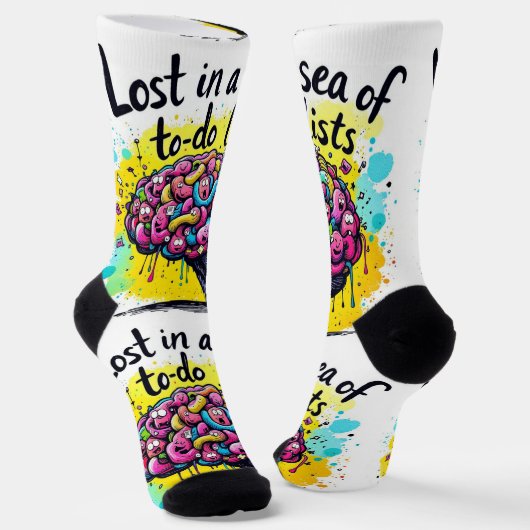 Bright Socks RANDOPIX Art Socks 0039478 ソックス (傾斜あり)