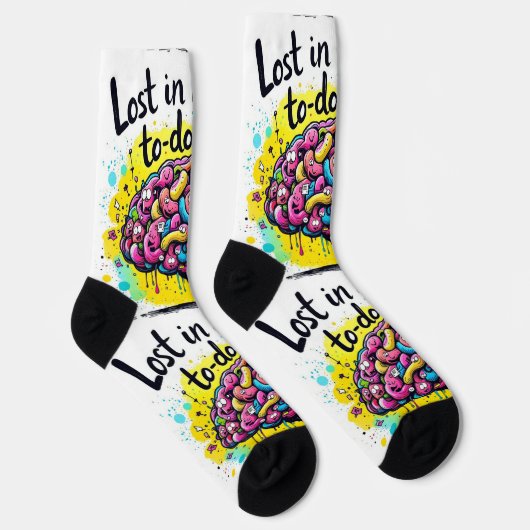 Bright Socks RANDOPIX Art Socks 0039478 ソックス (右)