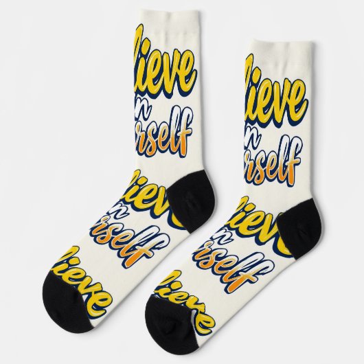 Bright Socks RANDOPIX Believe In Yourself 0039491 ソックス (左)