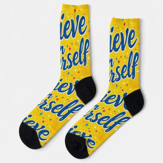 Bright Socks RANDOPIX Believe In Yourself 0039497 ソックス (左)