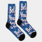 Bright Socks RANDOPIX Believe In Yourself 0039498 ソックス (右)