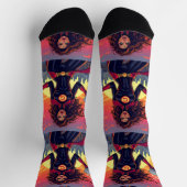 Bright Socks RANDOPIX Caffeine and Sass 0039518 ソックス (上部)