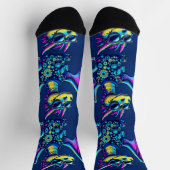 Bright Socks RANDOPIX Cool Dragon Mechanic 0039524 ソックス (上部)