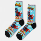 Bright Socks RANDOPIX Donut Defender Cat 0039515 ソックス (左)