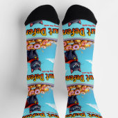 Bright Socks RANDOPIX Donut Defender Cat 0039515 ソックス (上部)