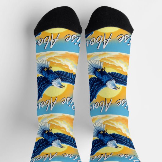 Bright Socks RANDOPIX Eagle Rise Above 0039495 ソックス (上部)