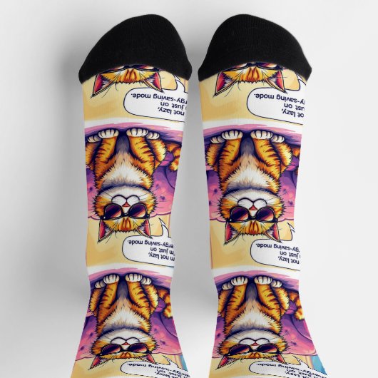 Bright Socks RANDOPIX Energy Saving Mode 0039503 ソックス (上部)