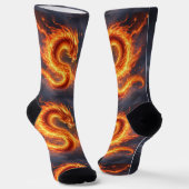 Bright Socks RANDOPIX Fire Serpent 0039505 ソックス (傾斜あり)
