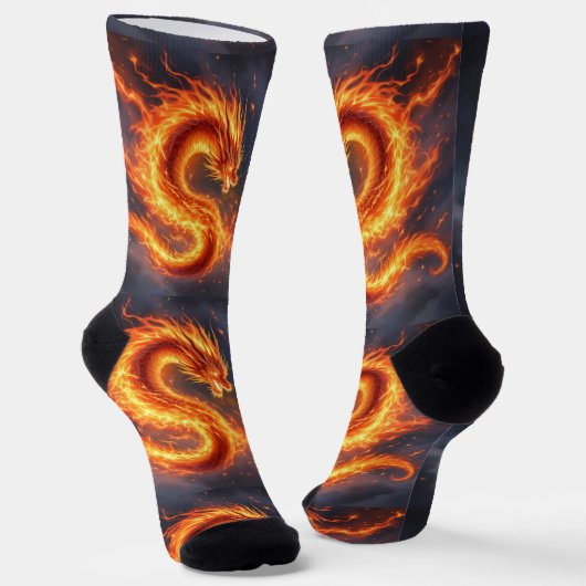 Bright Socks RANDOPIX Fire Serpent 0039505 ソックス (傾斜あり)