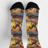 Bright Socks RANDOPIX Golden Dragon 0039521 ソックス (上部)