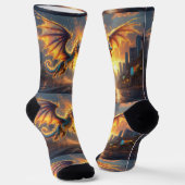 Bright Socks RANDOPIX Golden Dragon 0039521 ソックス (傾斜あり)