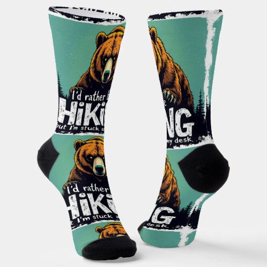 Bright Socks RANDOPIX Hiking Bear 0039522 ソックス (傾斜あり)