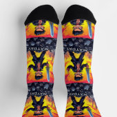 Bright Socks RANDOPIX MAYDAY 0039499 ソックス (上部)