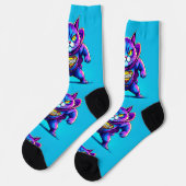 Bright Socks RANDOPIX Mewowzer Super Cat 0039514 ソックス (左)