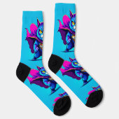 Bright Socks RANDOPIX Mewowzer Super Cat 0039514 ソックス (右)
