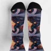 Bright Socks RANDOPIX Resting Dragon 0039519 ソックス (上部)