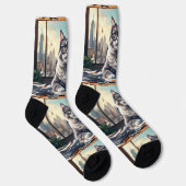 Bright Socks RANDOPIX School Cat 0039506 ソックス (右)