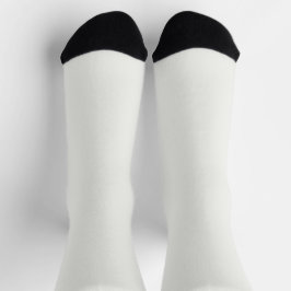 Bright Socks RANDOPIX Solid Colors Bright White ソックス