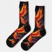 Bright Socks Rock Fire Bird Socks 0040764 ソックス (左)