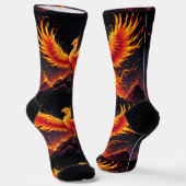 Bright Socks Rock Fire Bird Socks 0040764 ソックス (傾斜あり)