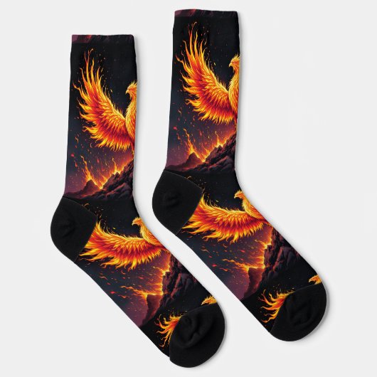 Bright Socks Rock Fire Bird Socks 0040764 ソックス (右)